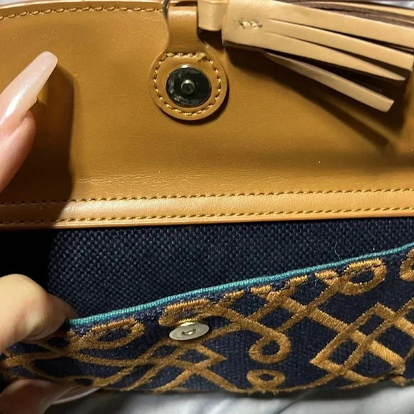 Spartina 449 Mareena‎ Ava Phone Crossbody Bag Travel Cruise Practical Nautical - Picture 6 of 16